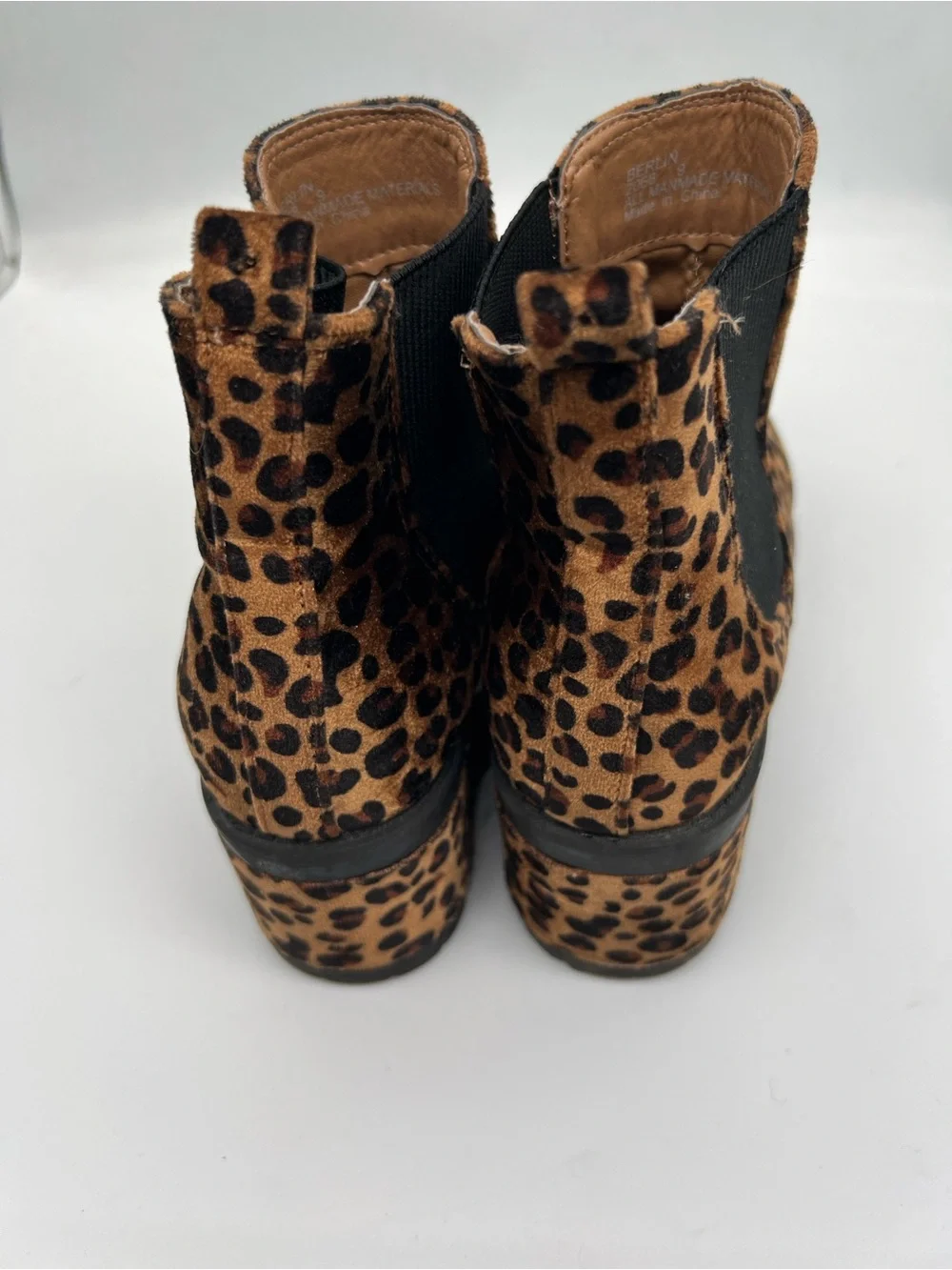 Seven women’s Leopard Print Chelsea Ankle Boots
